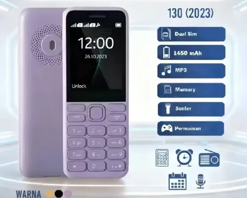 NOKIA 130 DUALSIM MEMORY CARD - Electronics in Bali