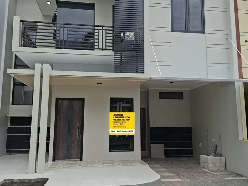 DIJUAL RUMAH 2 LANTAI FULLY FURNISHED SIAP HUNI KEROBOKAN AREA - Real Estate in Bali