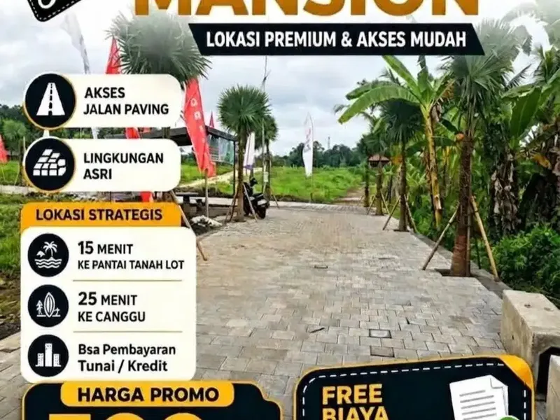 Tanah Kavling Di Rajawali Mansion Tabanan,Bali - Free Biaya Surat2 - Bali in Bali