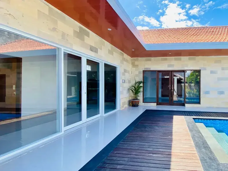 SANUR BEACHSIDE BRAND NEW DESIGNED VILLA OFFERS THE PERFECT BLEND OF MODERN COMFORT AND TROPICAL LIVING - Real Estate in Bali