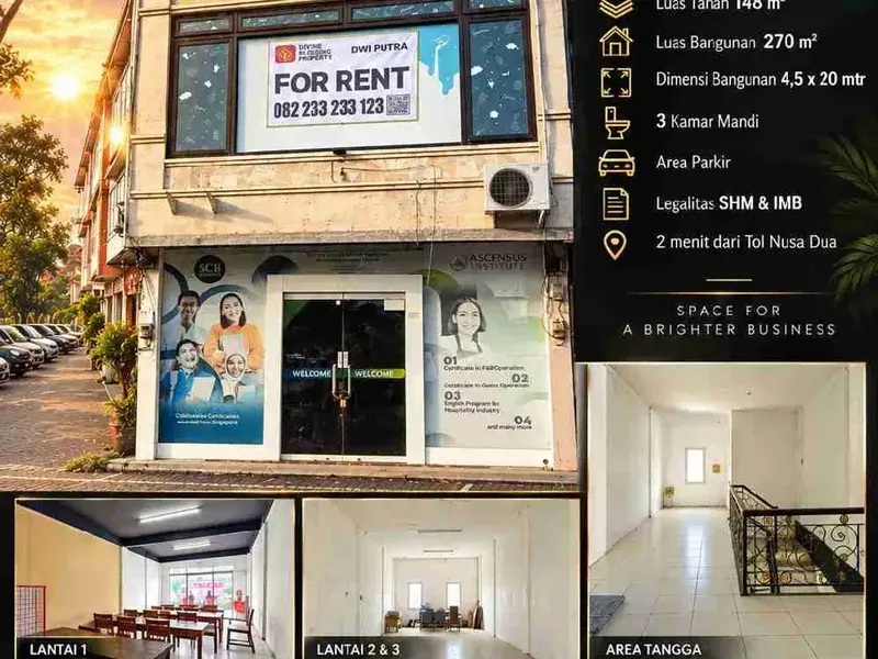 Ruko SEWA Jl bypass Nusa Dua - Real Estate in Bali