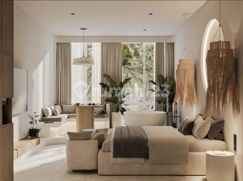 Leasehold - Ocean-View Studio Apartment Just 200 Metres From Berawa Beach, Bali - Real Estate in Bali