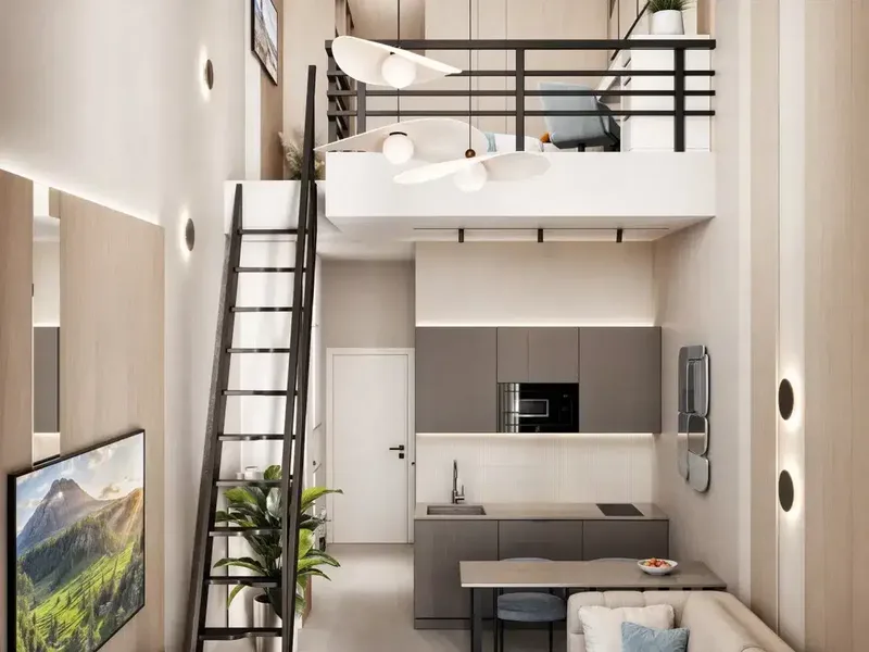 1 Bedroom Apartment for sale at Aura Apartment - Real Estate in Bali