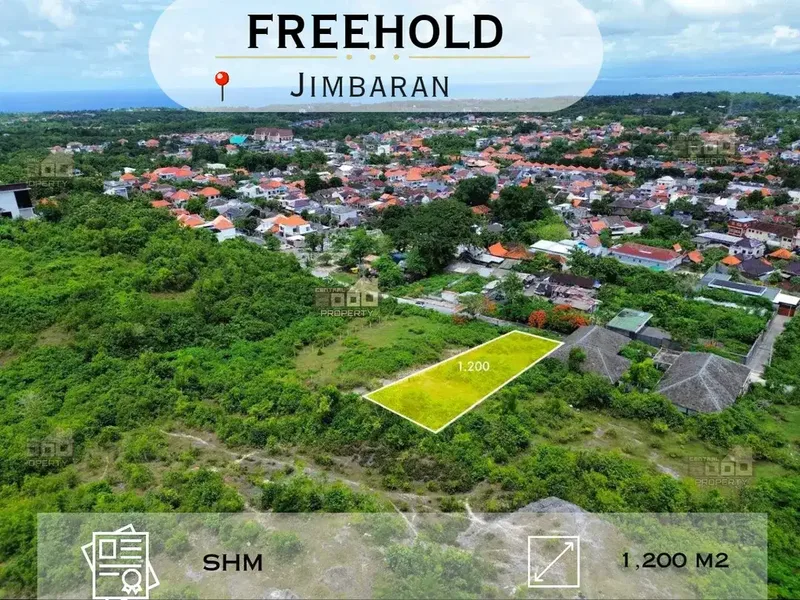 Tanah Dijual Di Jimbaran Dengan Panorama Laut – Freehold/SHM - Bali in Bali