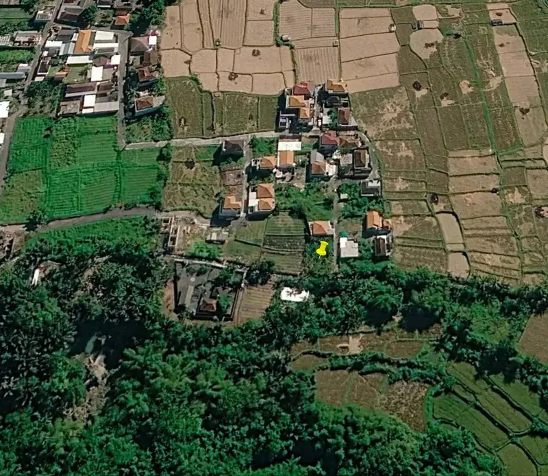 Tanah 150m² di Sukawati dengan view jungle dan sawah - Real Estate in Bali