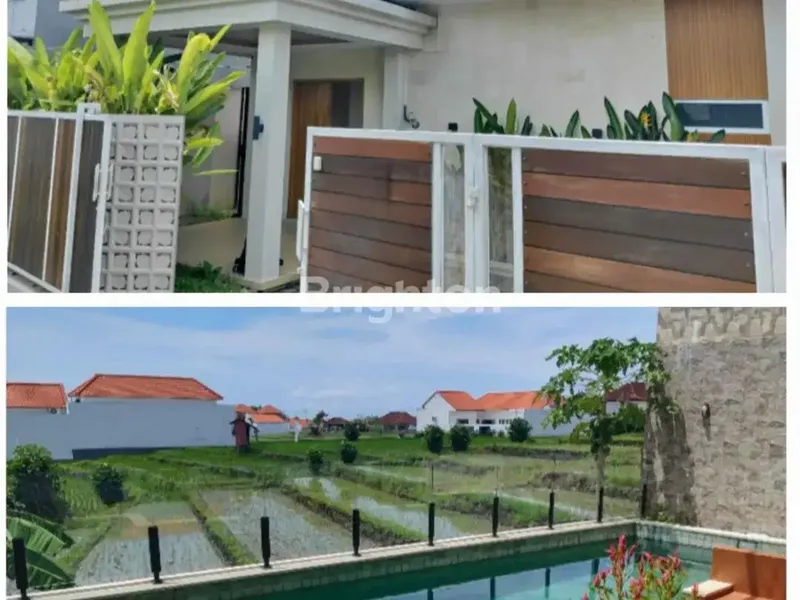 3 BDR FURNISHED VILLA NEXT TO A RICE FIELD at CANGGU - Real Estate in Bali