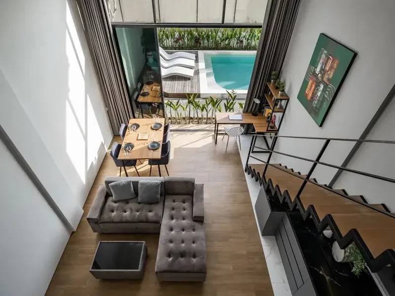 Leasehold - Canggu Comfort & Convenience: Leasehold Apartment with Pool Access, Bali - Real Estate in Bali