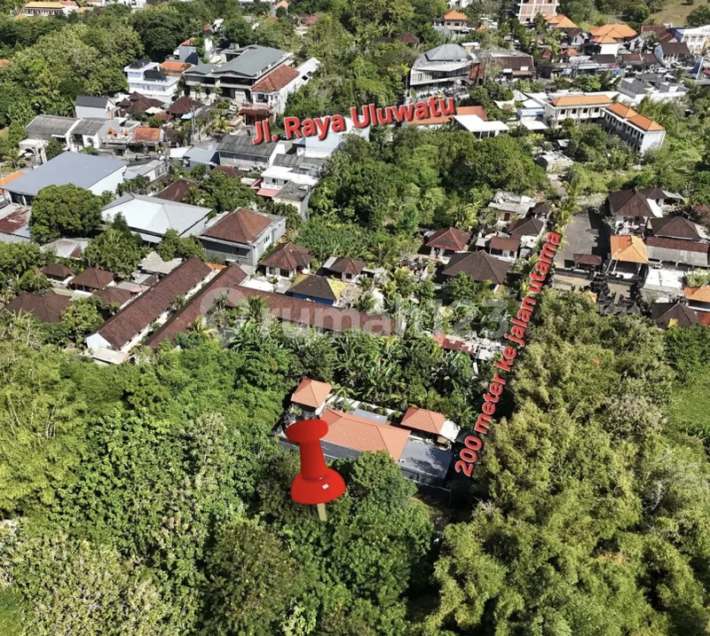Tanah Pecatu 200 Meter Dari Jalan Utama Zona Pariwisata - Real Estate in Bali