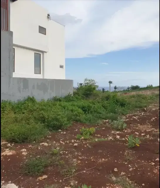 Tanah View Laut Dkt Vila Prasana Ungasan - Real Estate in Bali