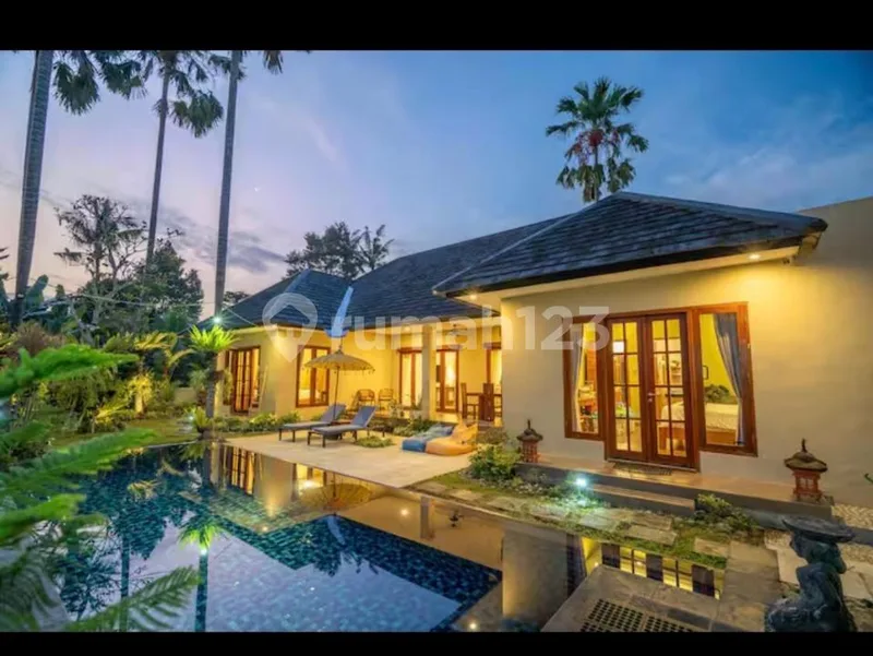 Freehold Villa Dijual - East Ubud Suasana Tenang View Sawah - Real Estate in Bali