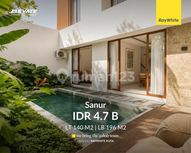 For Sale: Contemporary Tropical Warm Luxury Villa In Sanur - Real Estate in Bali