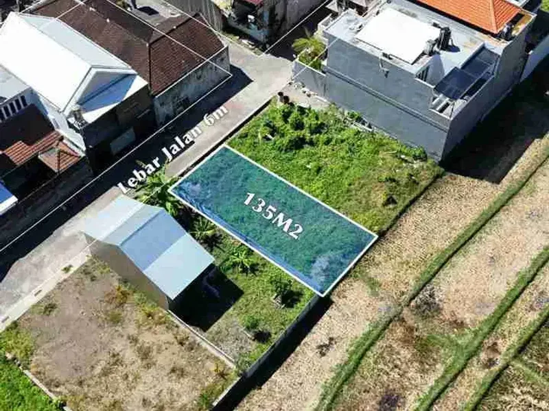 Jual Muarah Tanah Jl Gunung Salak Utara kerobokan dekat Seminyak, Zona Kuning area Investasi.wd1 - Real Estate in Bali