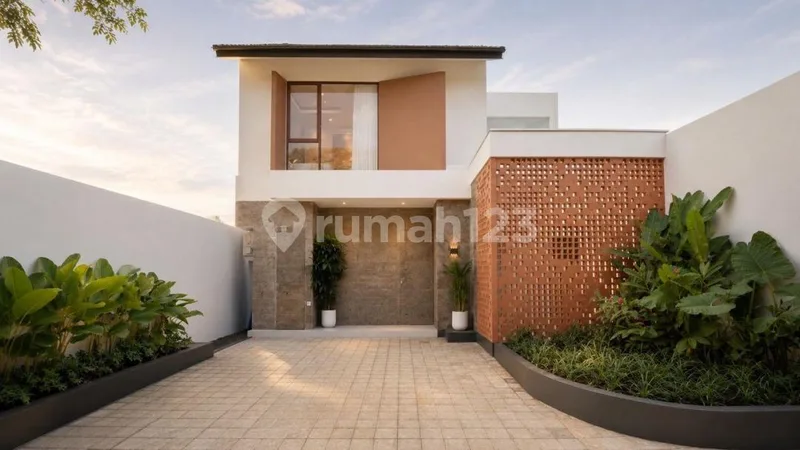 Villa Tropical View Sawah Furnished di Sanur Dekat Pantai - Real Estate in Bali
