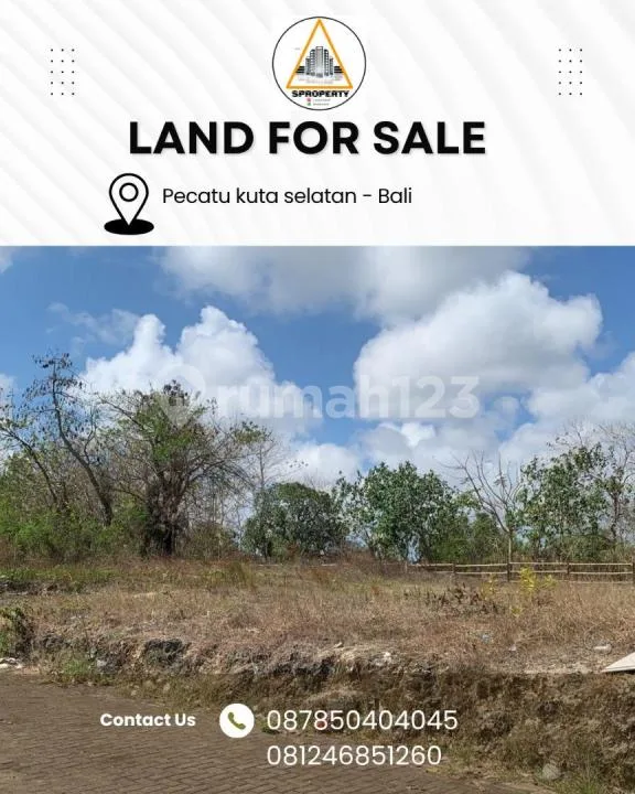 Tanah Unblock View di Dalam Cluster Elit Villa Aksara Pecatu Bali - Bali in Bali