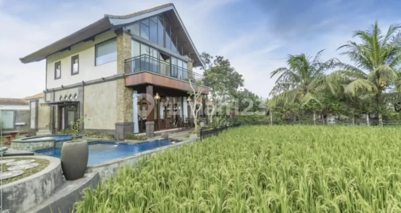 K441 Sewa Villa View Sawah Kemenuh Ubud Gianyara Bali Dekat Kintamani Denpasar Batubulan Center Ubud Mongkey Forest - Real Estate in Bali