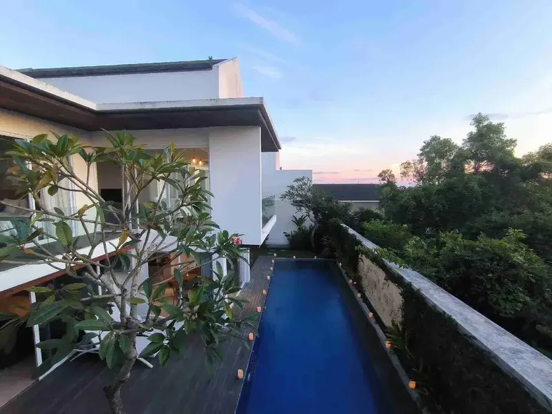 Villa View Laut dan Perbukitan di Kawasan Elite Ungasan - Real Estate in Bali