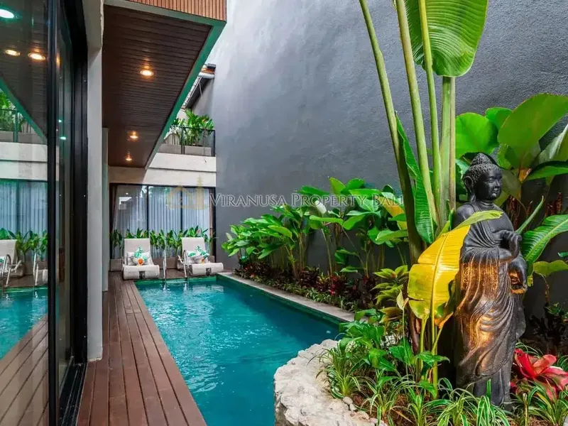 Villa Modern Tropis 3 Kamar Tidur - Kemenuh, Sukawati, Ubud - Real Estate in Bali