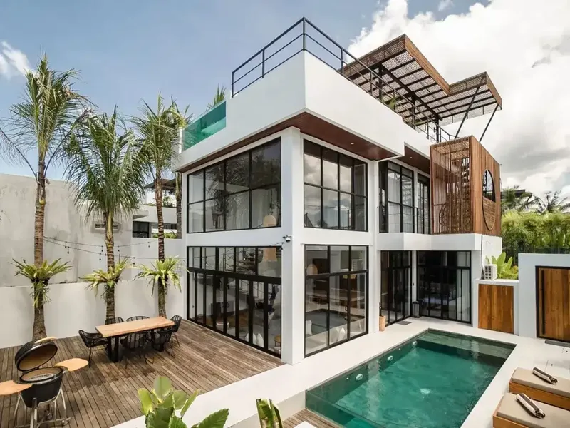 Modern Tropical Leasehold Villa in Pererenan – Baliwood II Boutique Complex - Real Estate in Bali