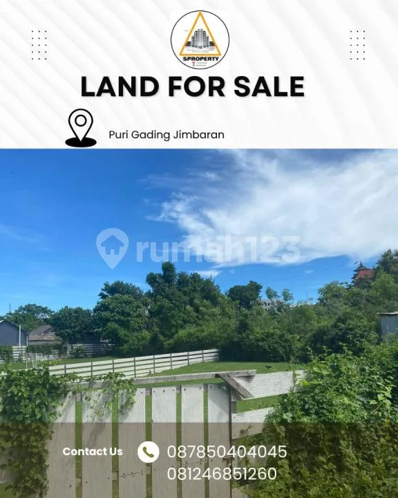 Tanah Kawasan Puri Gading Jimbaran / Jln. Kutilang Badung - Bali. - Bali in Bali