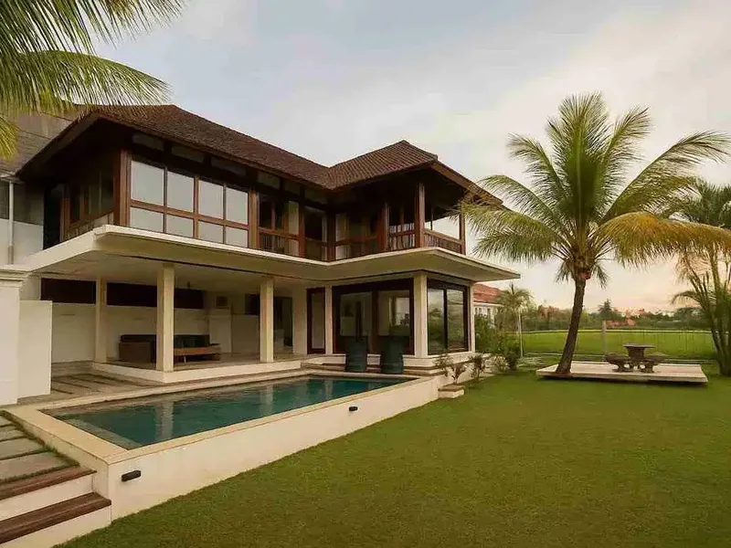 Villa Mewah 2 Kamar dengan View Sawah di Ubud - Real Estate in Bali