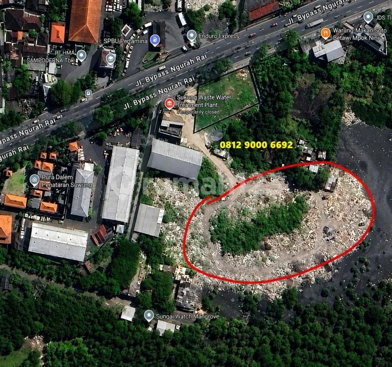 Jual Tanah Lahan Komersil Pinggir Jalan Bypass Ngurah Rai Bali - Bali in Bali