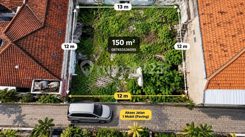 Dijual Cepat - Tanah Premium Seminyak Bidadari Lingkungan Vila - Bali in Bali