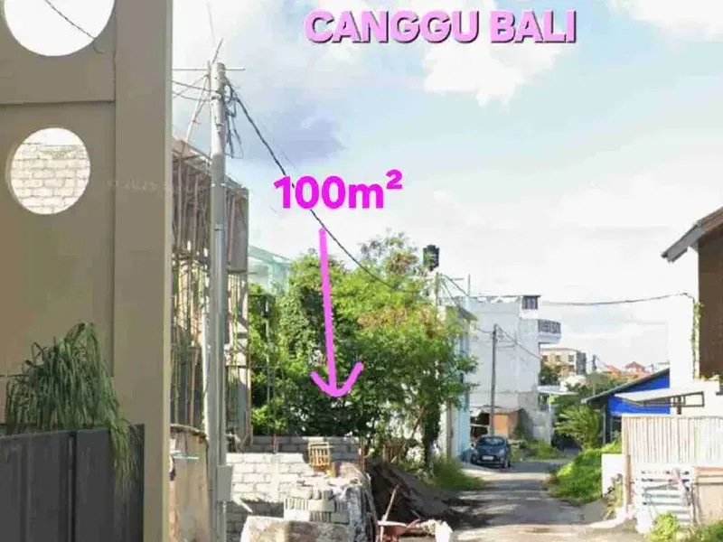 Jual tanah 1are & 1,77are PERERENAN CANGGU, jln sempol Badung Bali - Bali in Bali