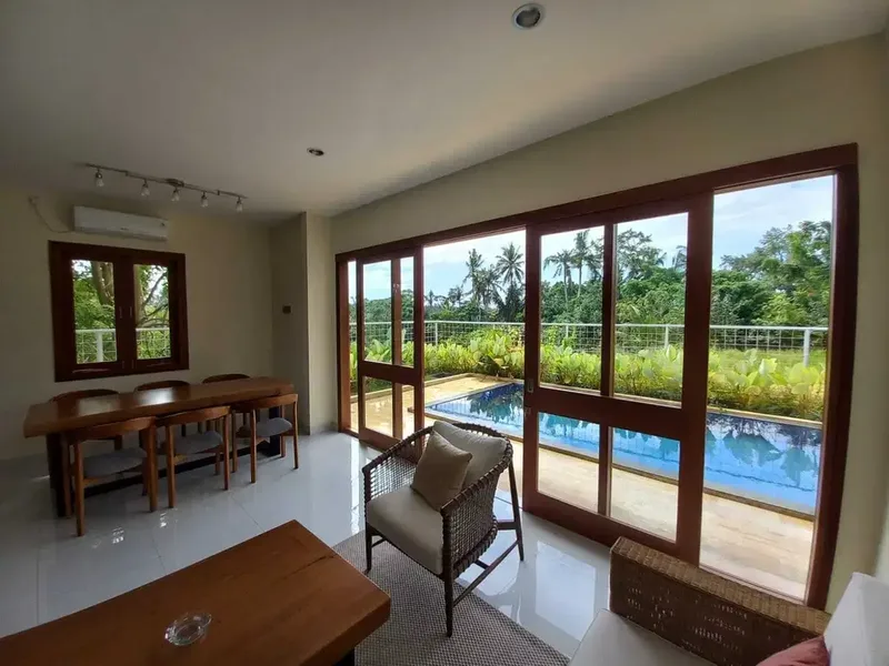 Villa fully furnished in Ubud with rice field view - Real Estate in Bali
