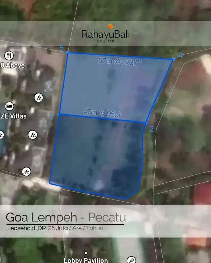Leasehold land in Pecatu - Bali in Bali