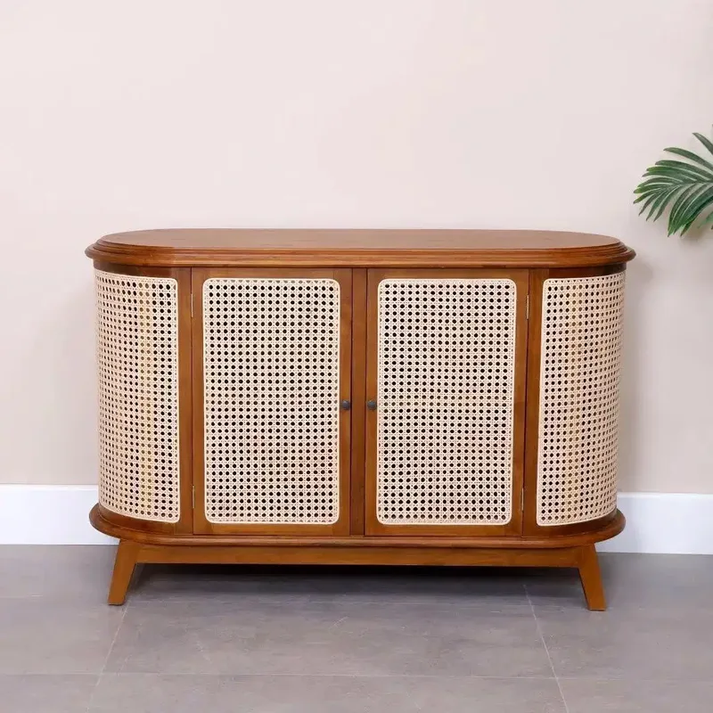 Meja tv jati meja tv retro meja tv custom rotan - Bali in Bali