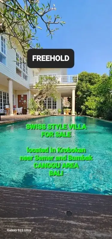 for sale luxury villa 3 storey swiss style at kerobokan - Real Estate in Bali