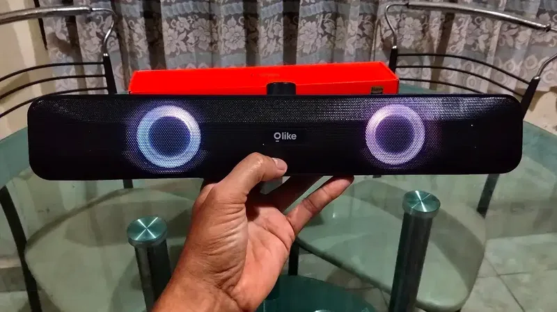 OLIKE S5H SOUND BAR SPEAKER RGB LIGHTS 10 WATT 1600 MAH BLUETOOTH 6.0 - Bali in Bali