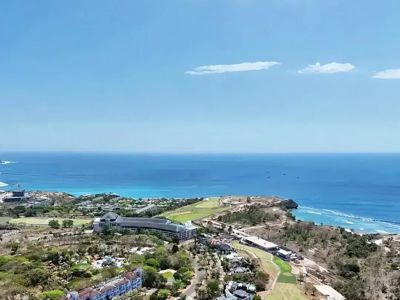Tanah Pecatu Pemandangan Laut Dan Lapangan Golf Bali - Real Estate in Bali