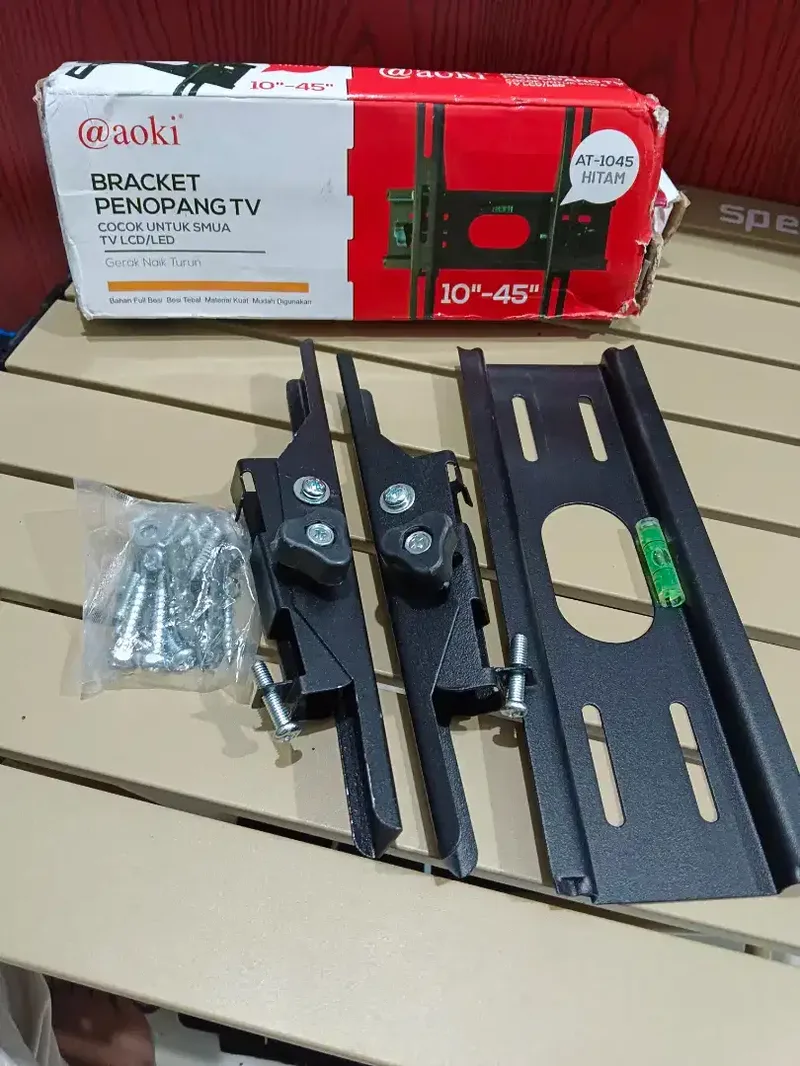65rb BARU-PROMO Bracket TV Led LCD 10-45inch Universal Bhan Besi tebal - Home & Garden in Bali