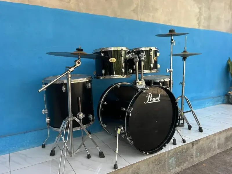 Drum pearl target full set simbal - Hobbies & Sports in Bali