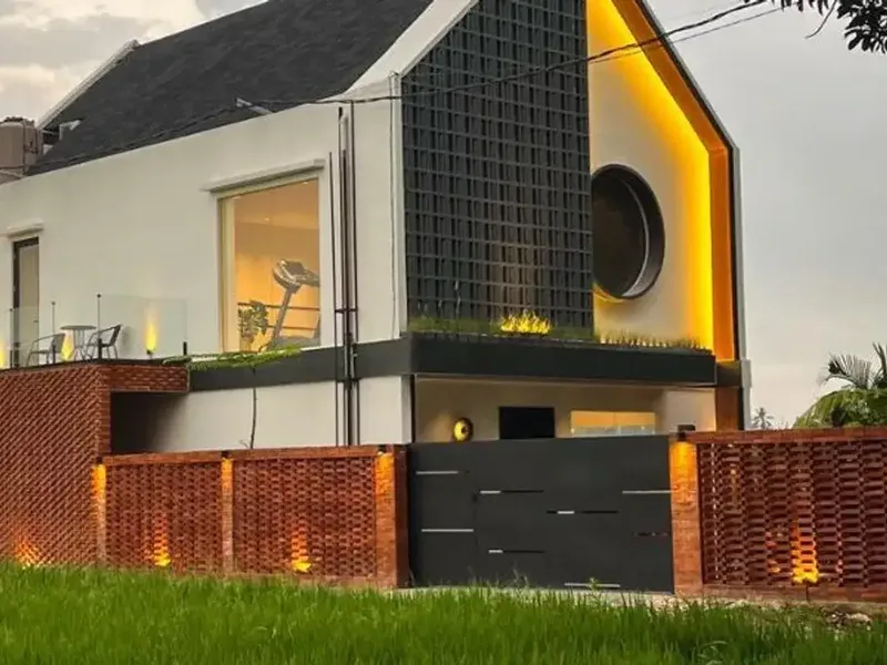 VILLA VIEW SAWAH DAN GUNUNG DEKAT PUSAR UBUD DI ABIANSEMAL BADUNG - Real Estate in Bali