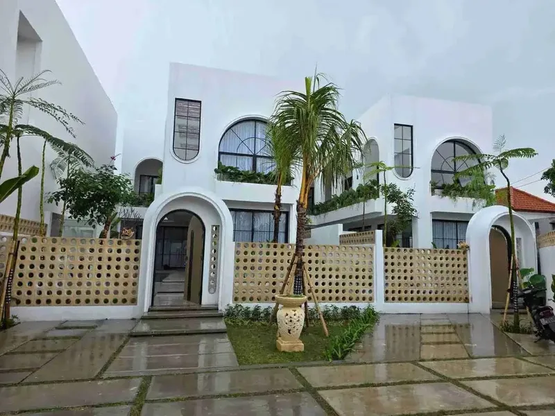 Villa Baru bergaya santorini dijual di Canggu Kuta utara Bali - Bali in Bali