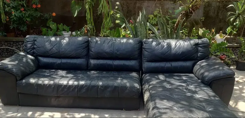 Sofa Cellini Sofa Genuine Kulit Ola L shape deluxe - Home & Garden in Bali