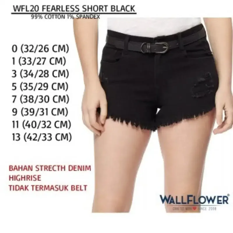 Celana Jeans Highrise Black WallFlower - Fashion in Bali