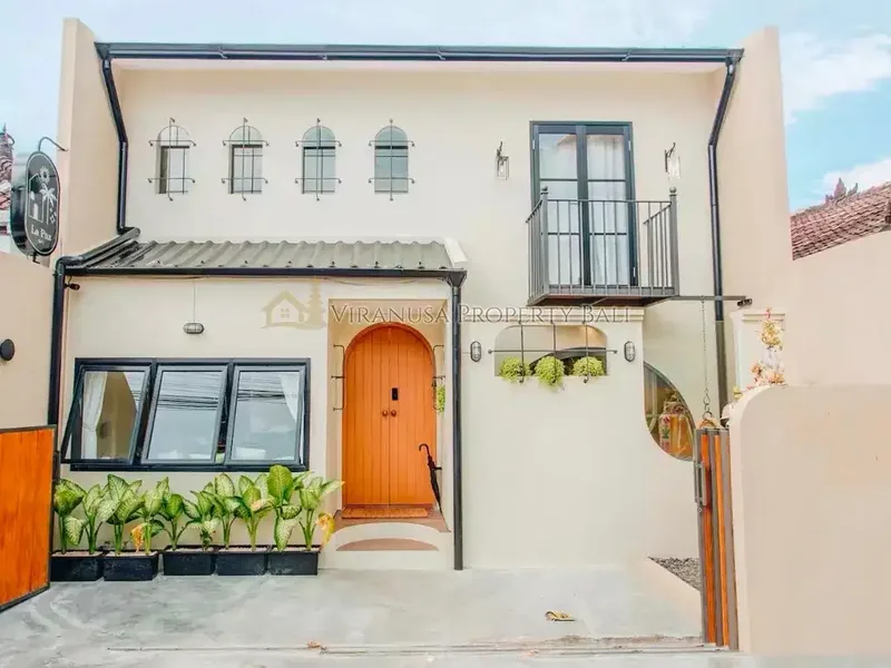 Villa Mediterranean Modern 2 Kamar Tidur Freehold di Berawa – Siap Huni & Harga 2man - Bali in Bali