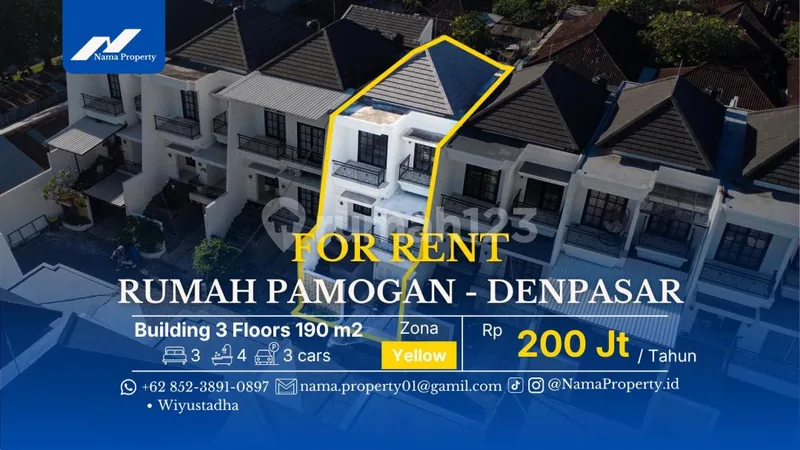 Full Furnished Disewakan Rumah Denpasar Dalam Cluster One Gate - Real Estate in Bali