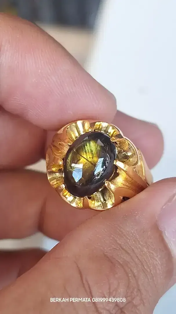 Bangsing golden wulung / natural golden star sapphire - Fashion in Bali