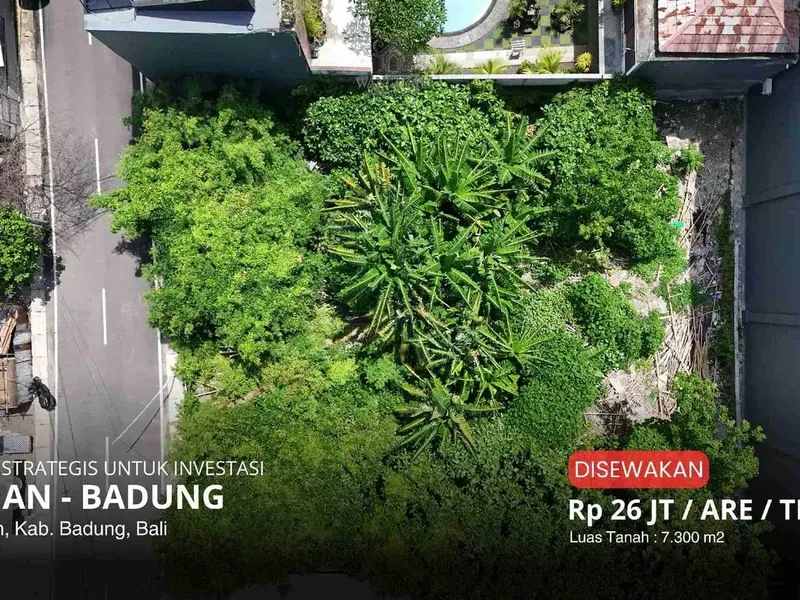 DISEWAKAN TANAH STRATEGIS INVESTASI BAGUS - LEGIAN BADUNG - Real Estate in Bali