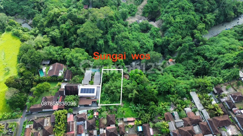 Dijual Lahan Cliffside Terakhir di Lodtunduh , Ubud View Sungai - Real Estate in Bali