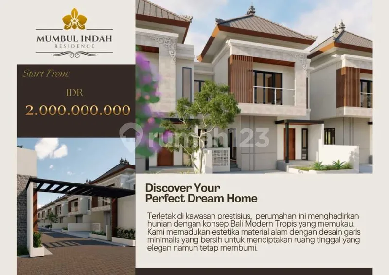 Project Rumah Baru di Kawasan Elit Mumbul Nusa Dua Dekat Tol - Real Estate in Bali