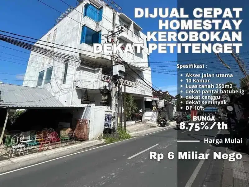 Dijual Home Stay area Kerobokan - Bali in Bali