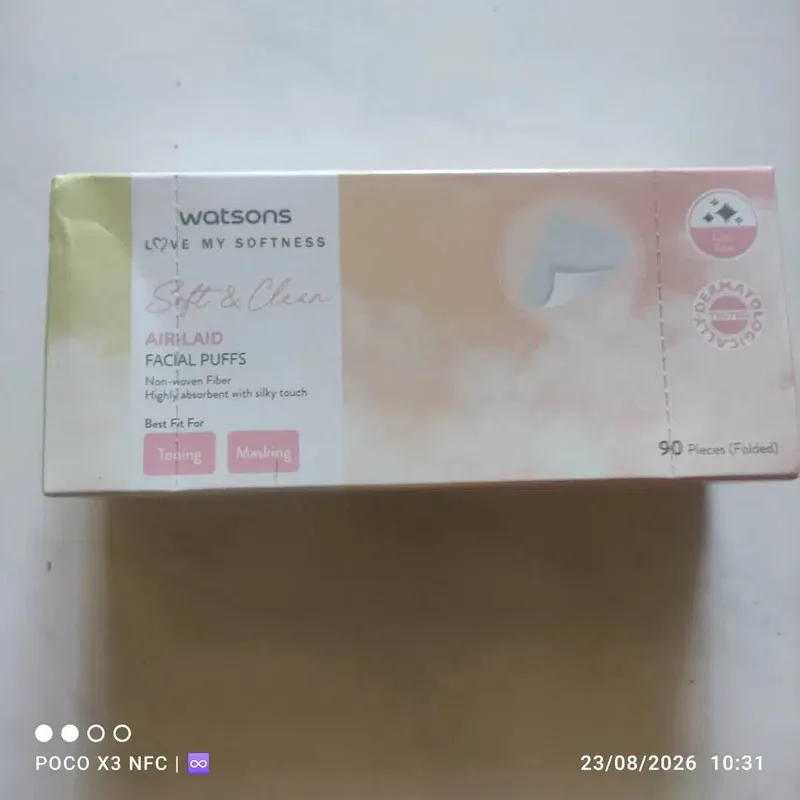 Watsons air laid / facial puffs 90 pieces - Other in Bali