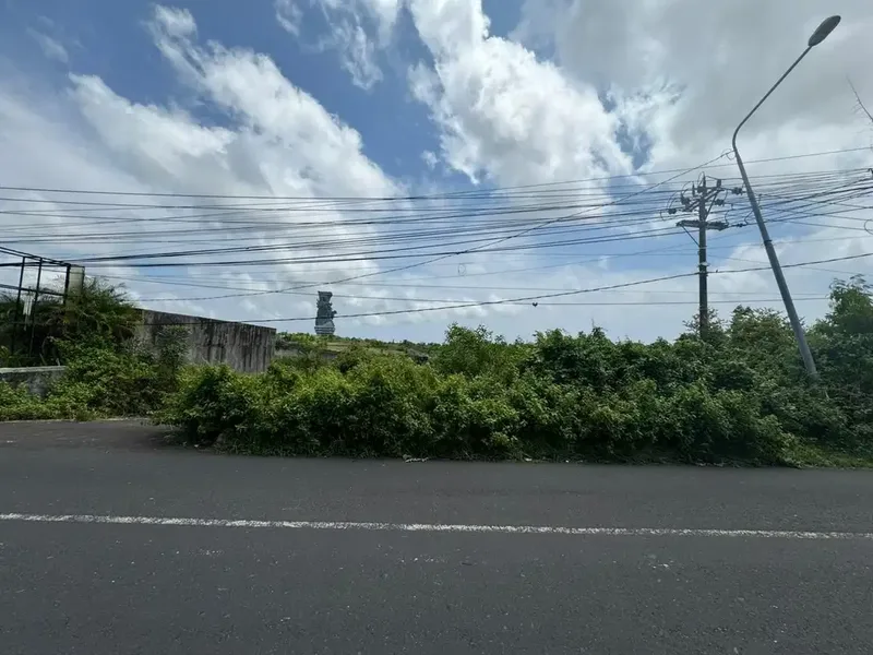 Dijual Tanah Jalan Utama Goa Gong Ungasan View Patung Gwk - Real Estate in Bali