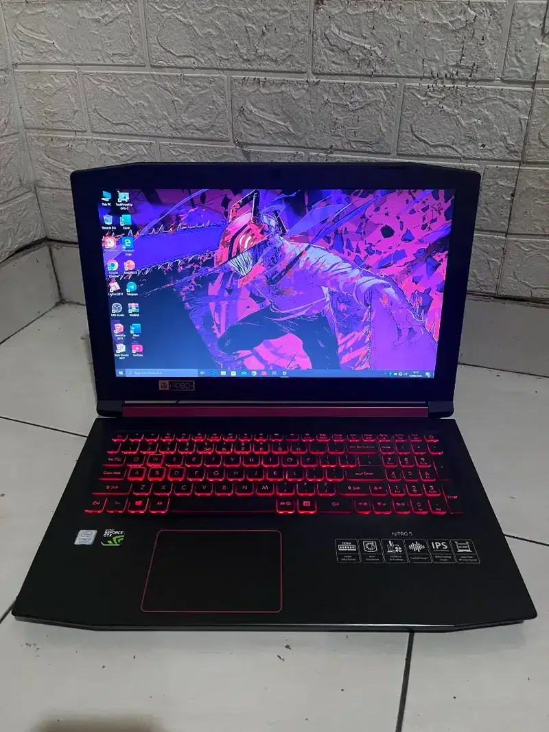 Dijual Acer Nitro 5 AN515 intel core i7-8750H(ram 16/ssd 128/HDD 1 tb) - Electronics in Bali