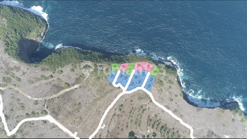 Tanah siap Bangun Pinggir Tebing View Beach dan Sunset di Nusa Penida Klungkung Bali - Real Estate in Bali